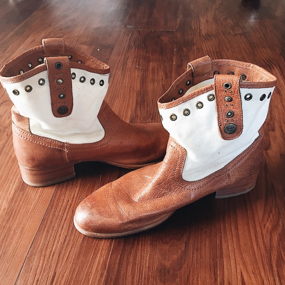 Frye Short Cowgirl Boots